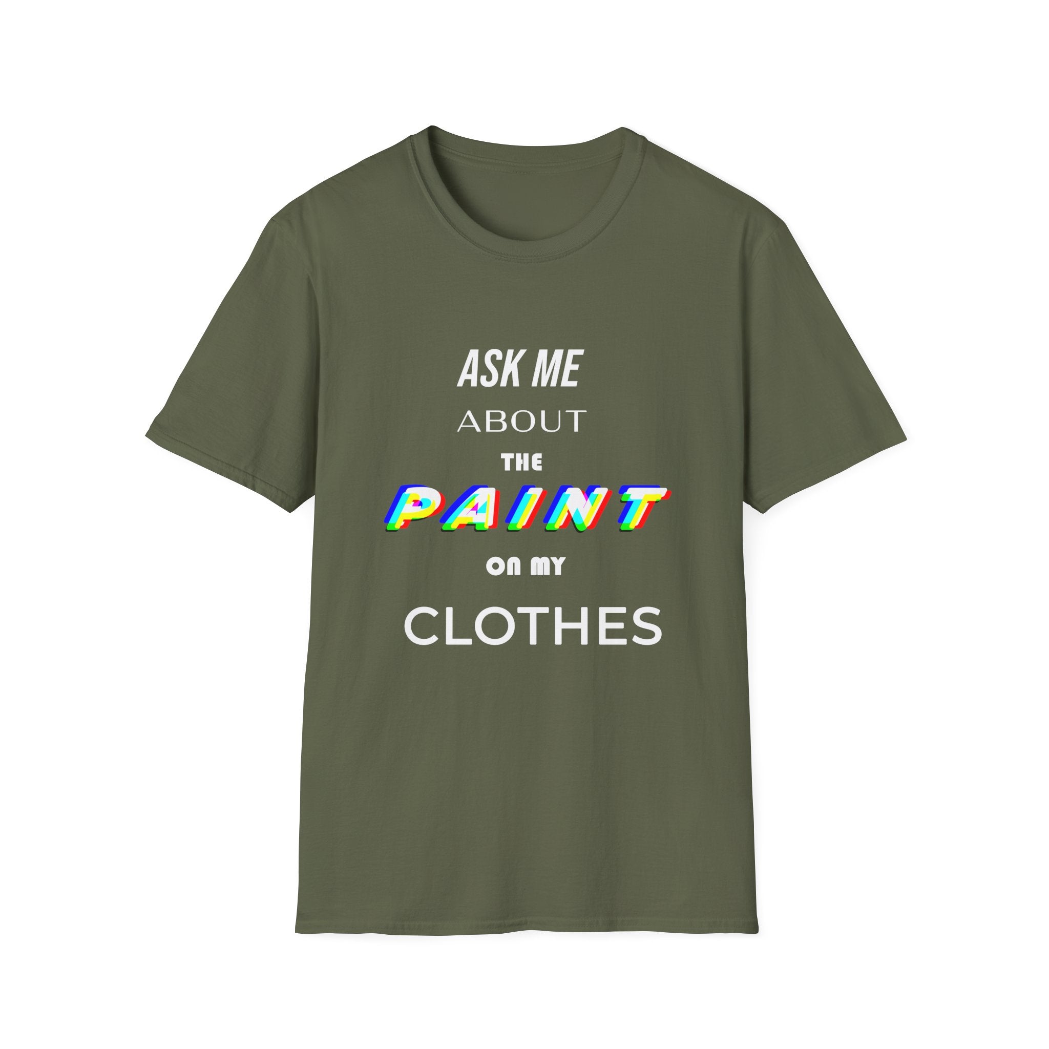 Paint Clothes T-Shirt (Dark Colors)