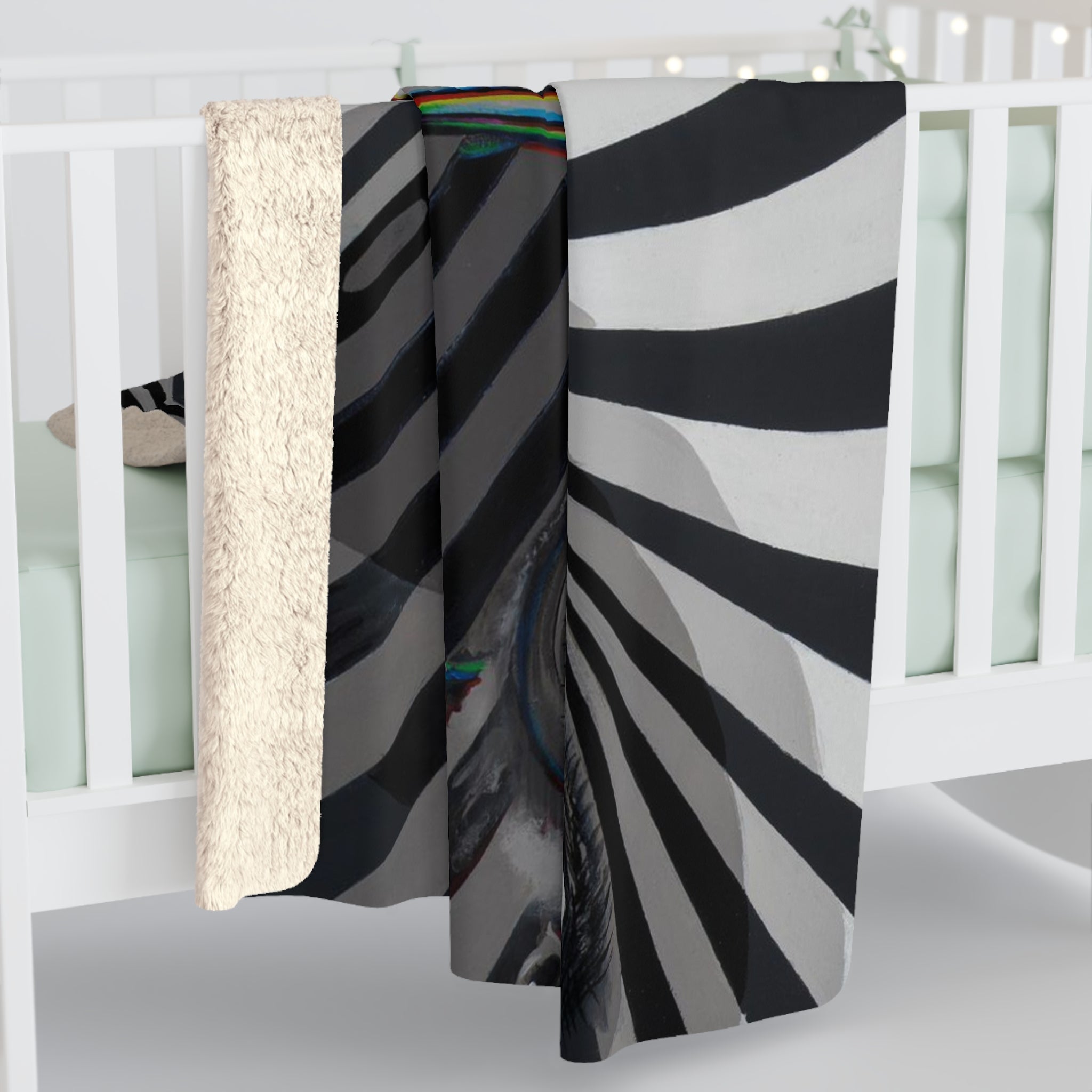 Beheld Sherpa Fleece Blanket