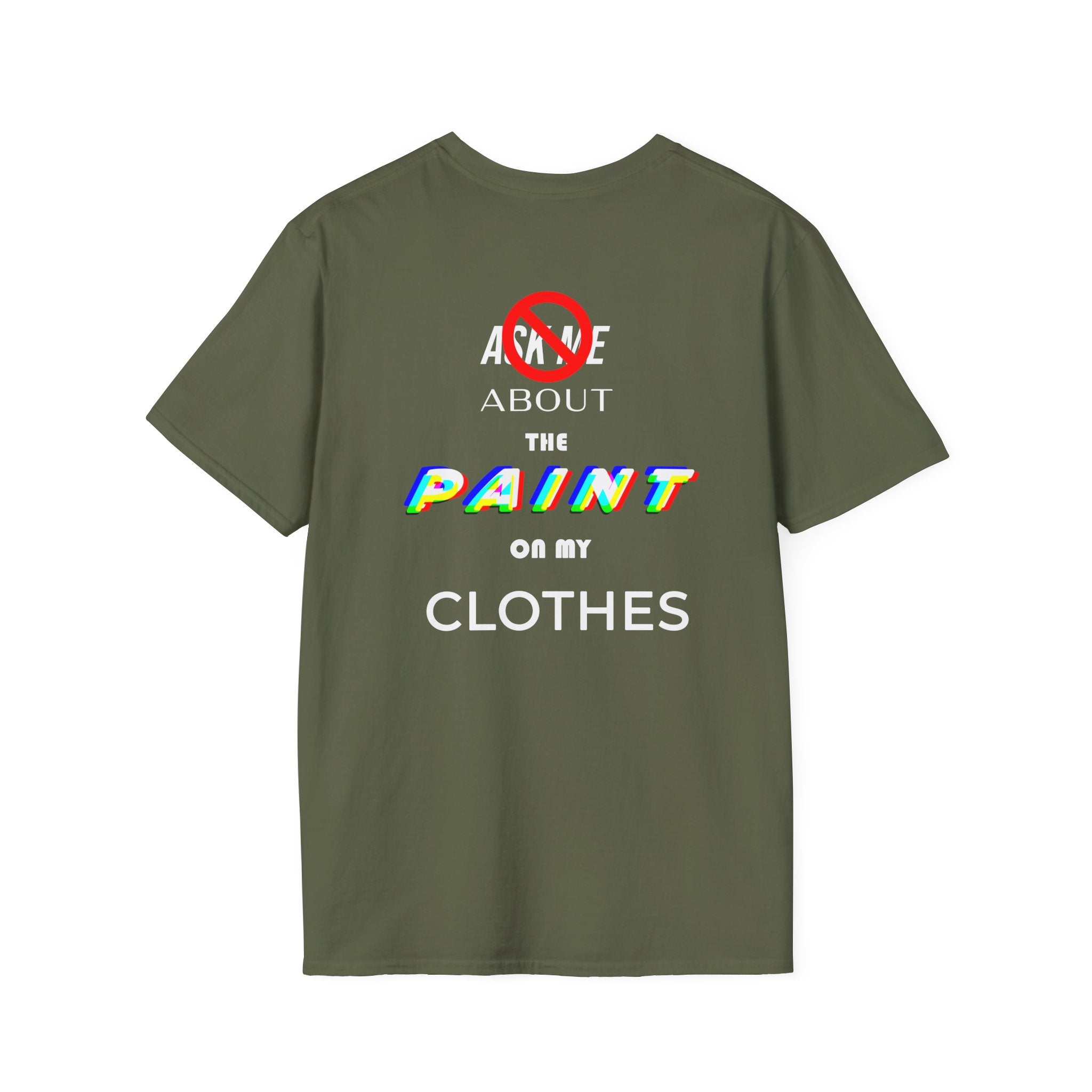 Paint Clothes T-Shirt (Dark Colors)