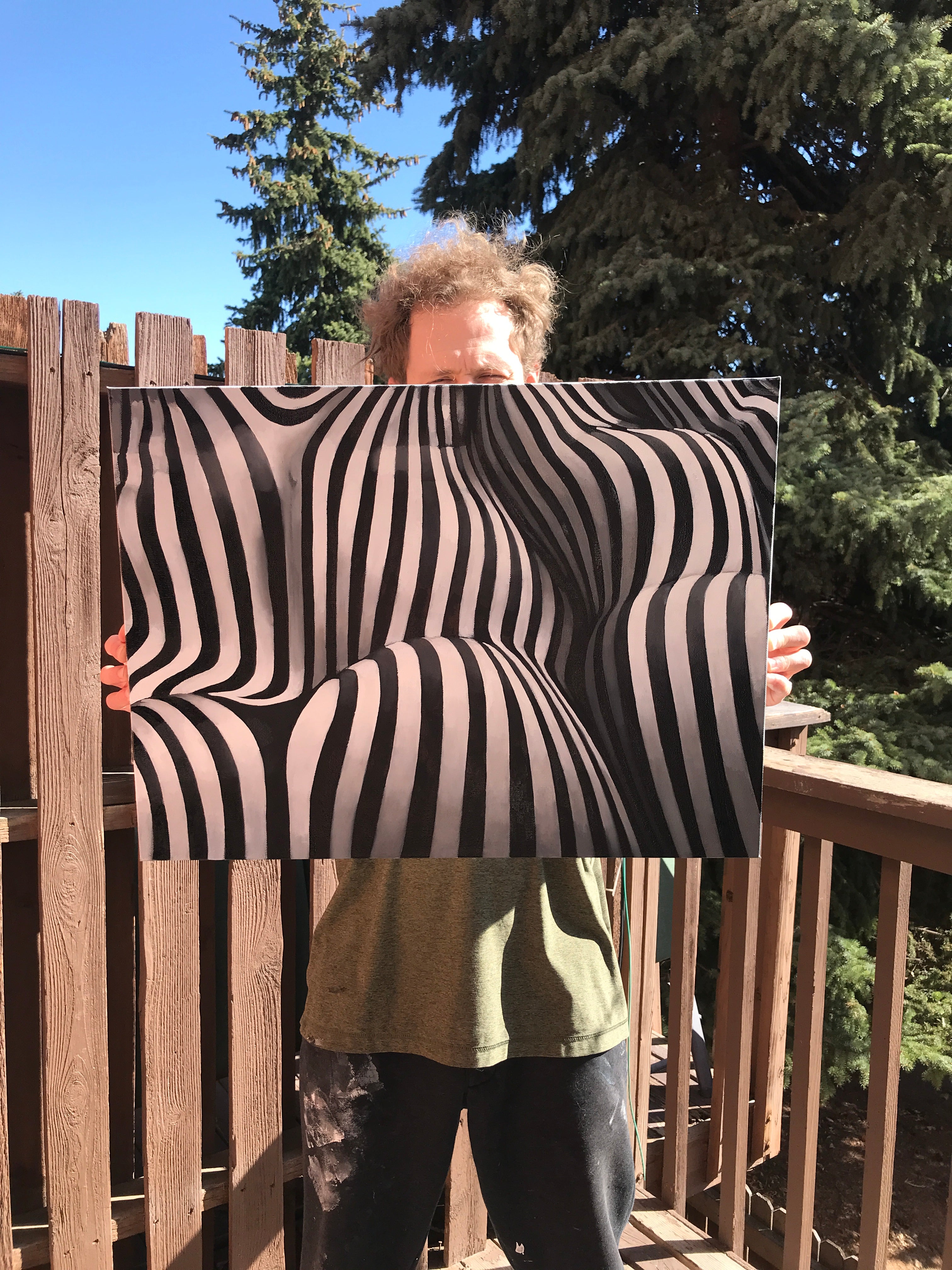 Thinkin Around Corners Original Painting