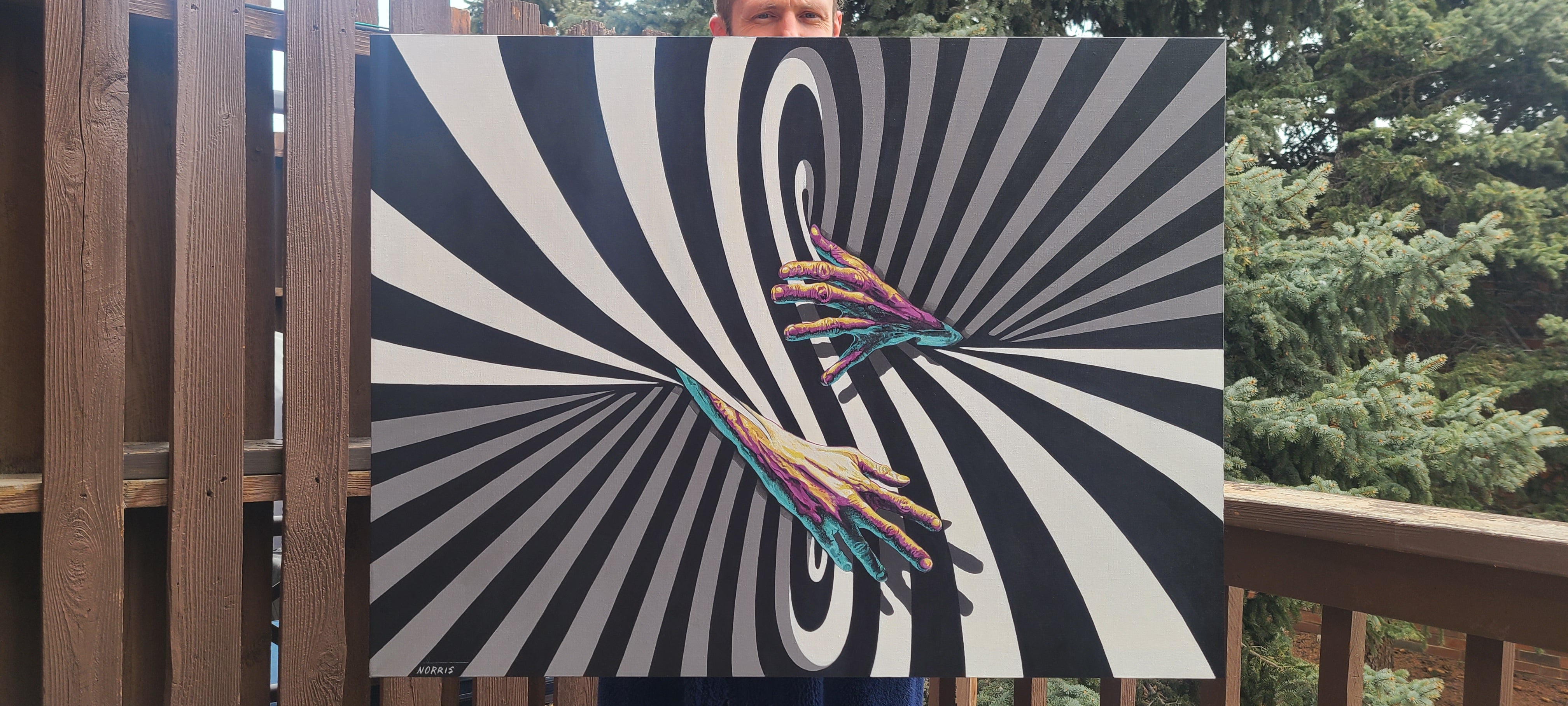 Hold U Original Painting