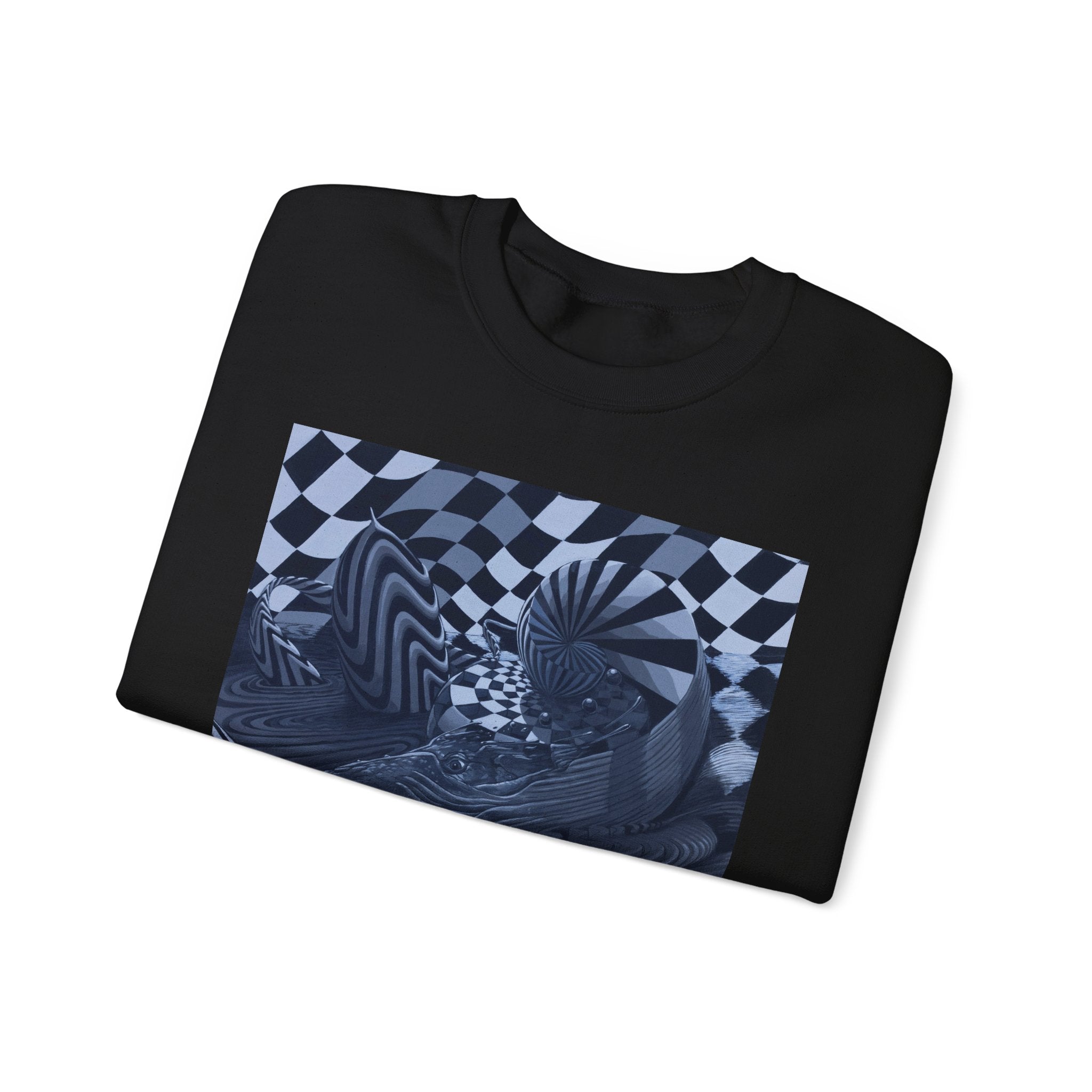 Whale Spin Unisex Heavy Blend Crewneck Sweatshirt
