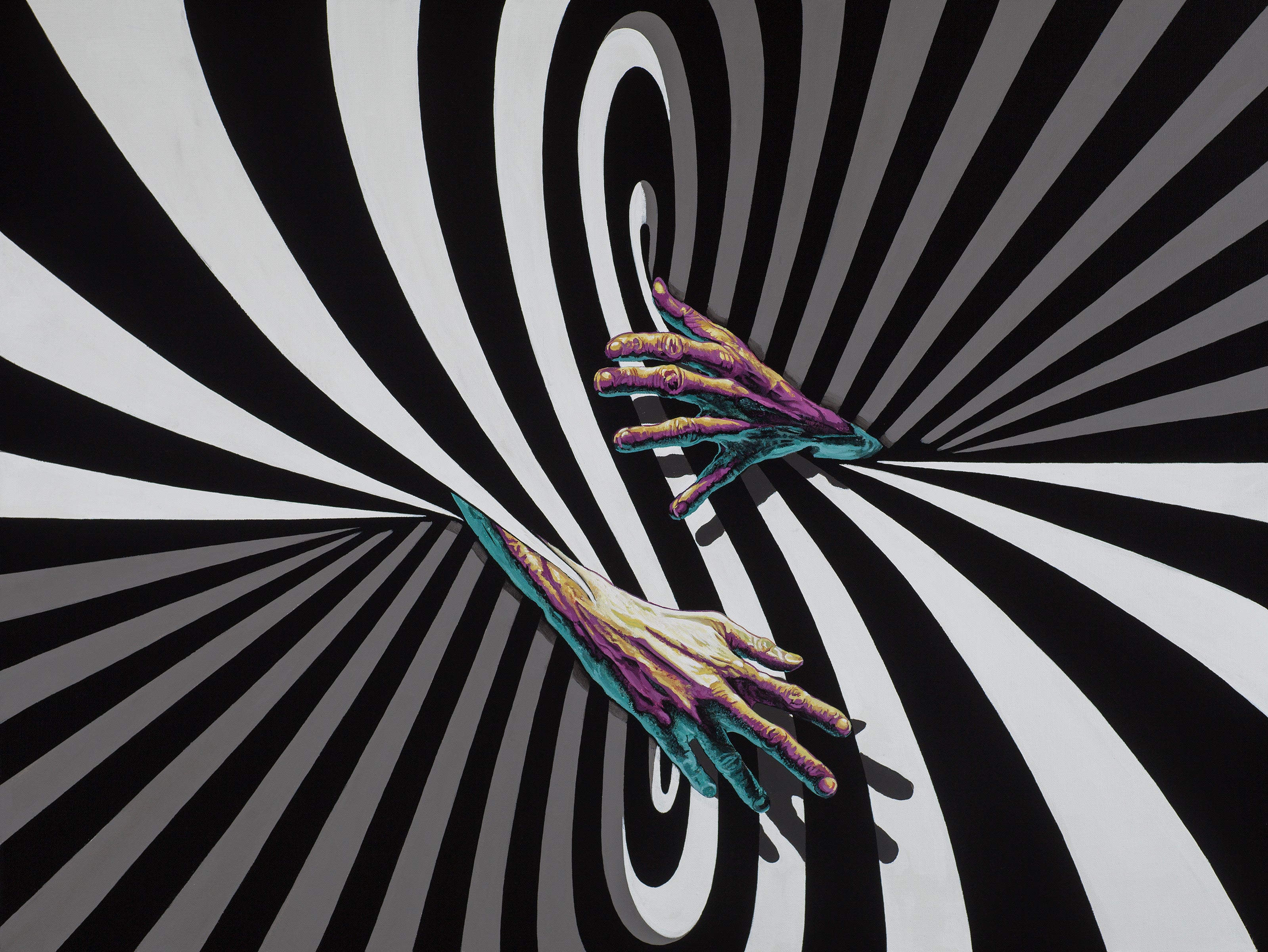 Hold U Original Painting