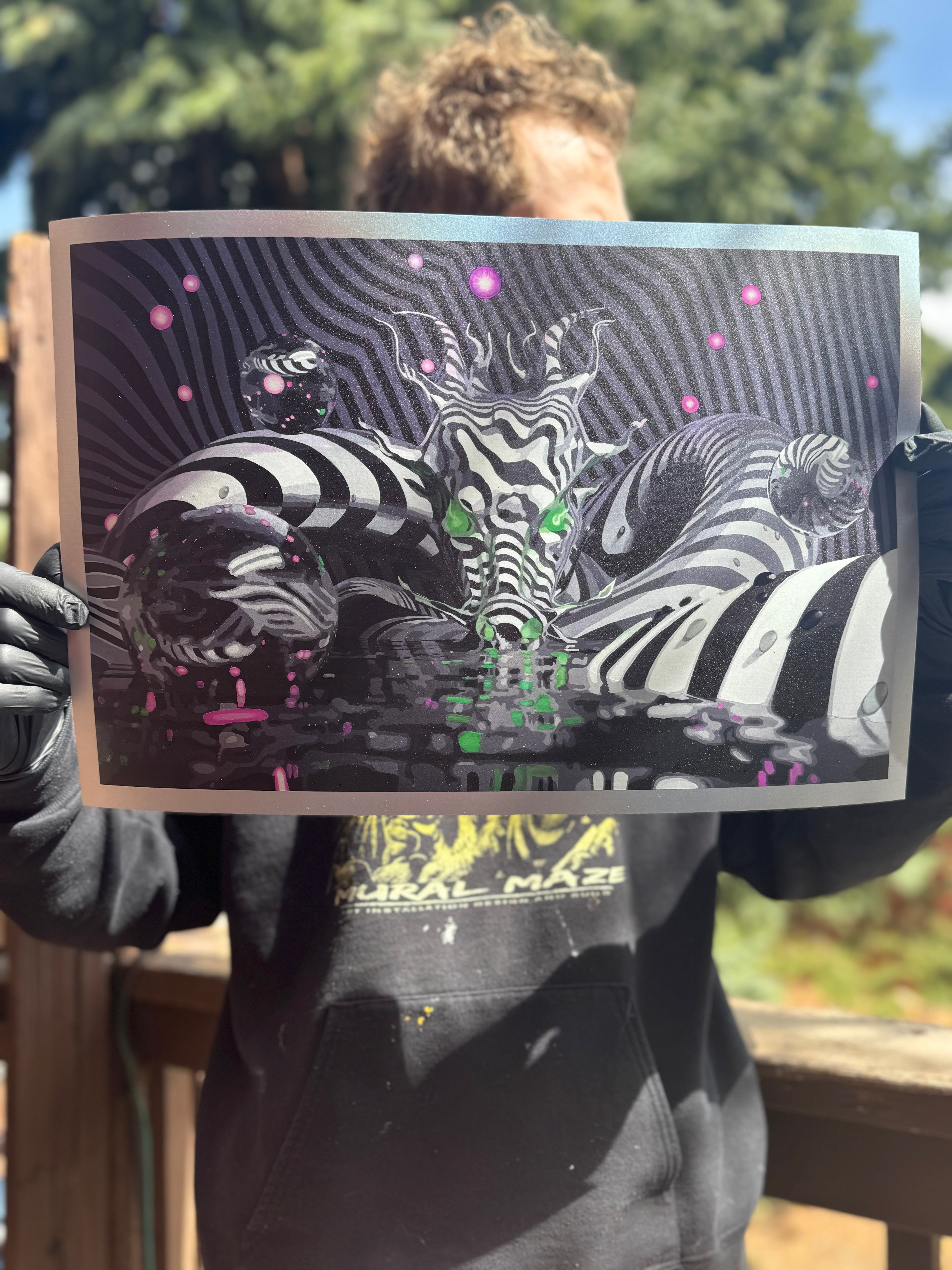 Year of the Dragon Limited Edition Holofoil Rainbow Print