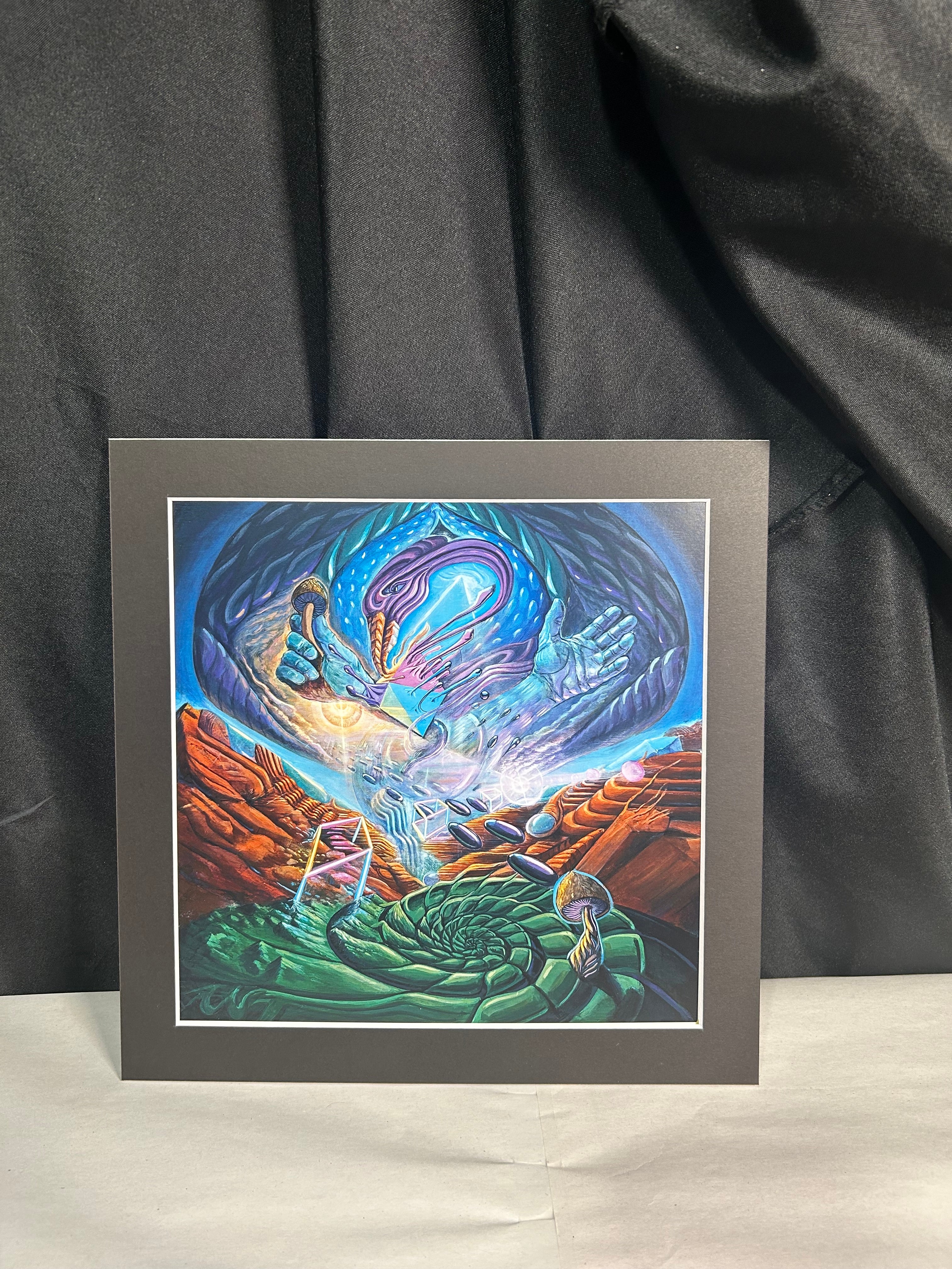 Myc Drop Matted Print