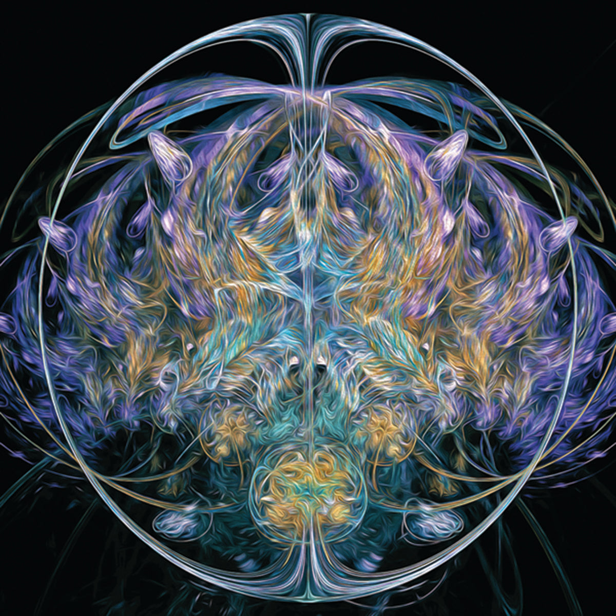 Oil Skull Matted Print