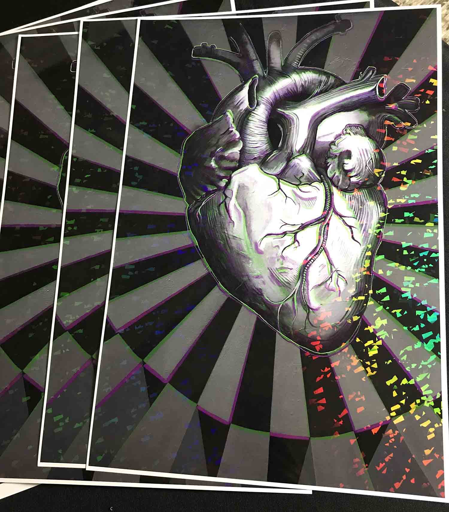 ‘Central Drift’ Limited Edition Holographic Print