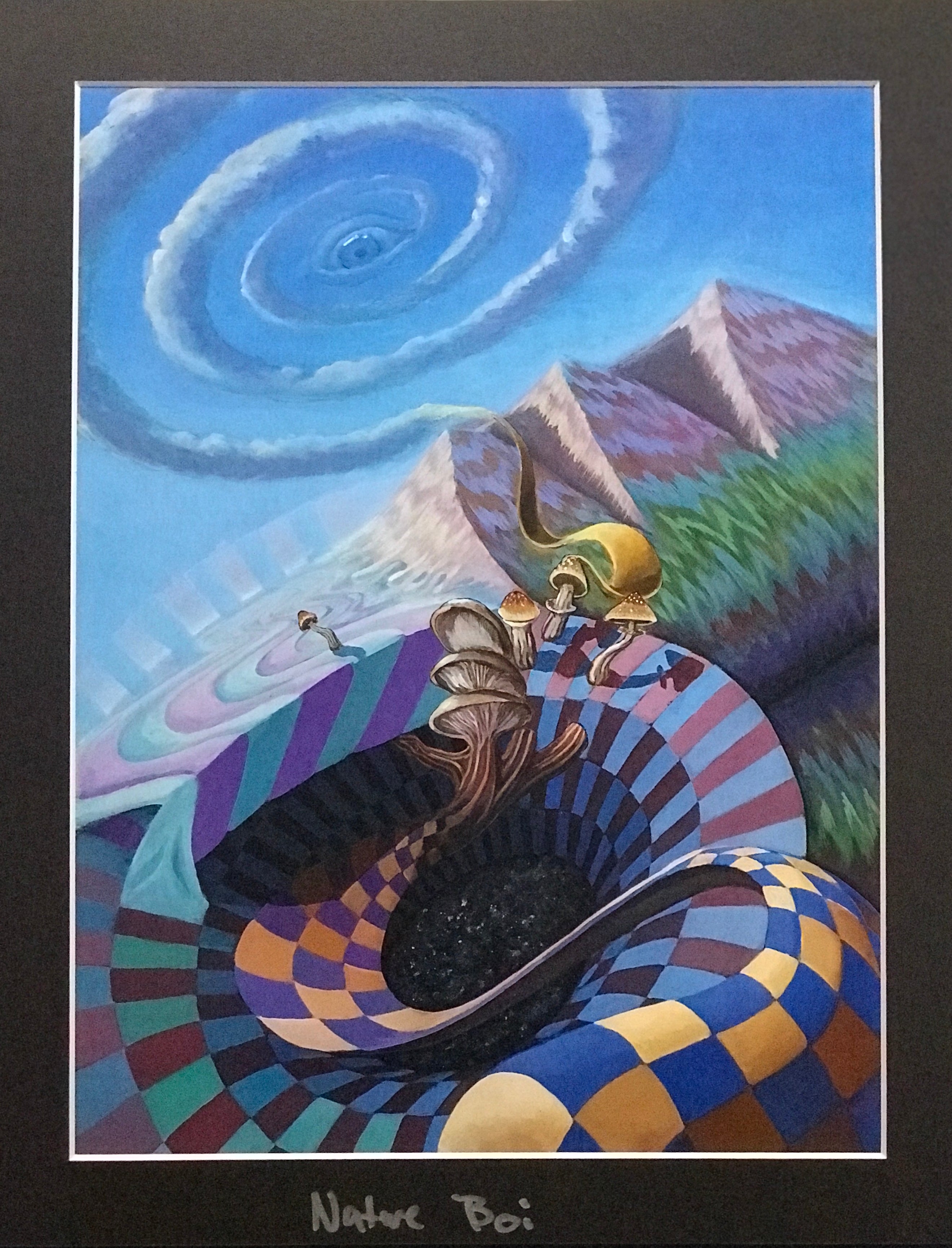 Nature Boi Open Edition Matted Art Print