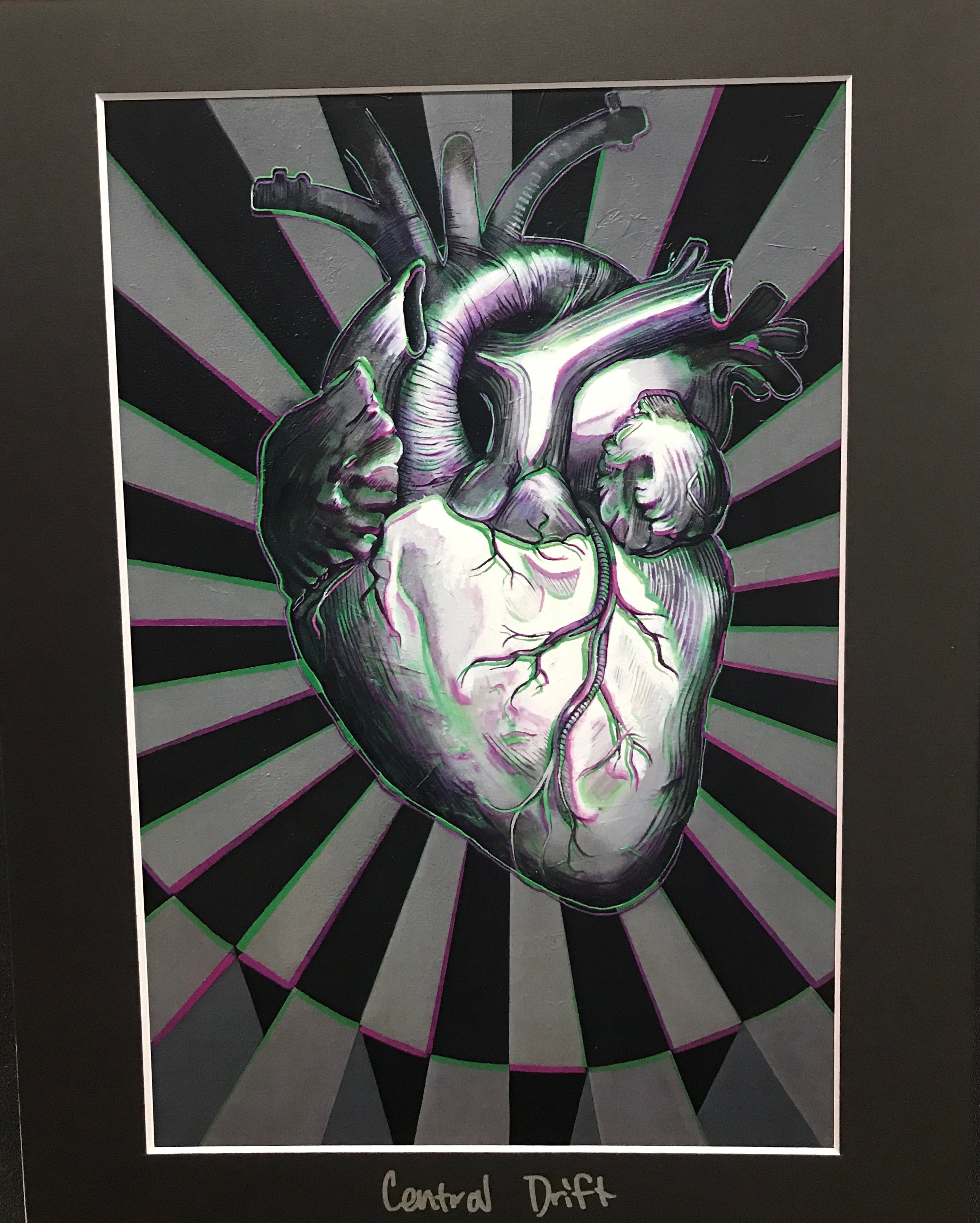 ‘Central Drift’ Open Edition Matted Art Print