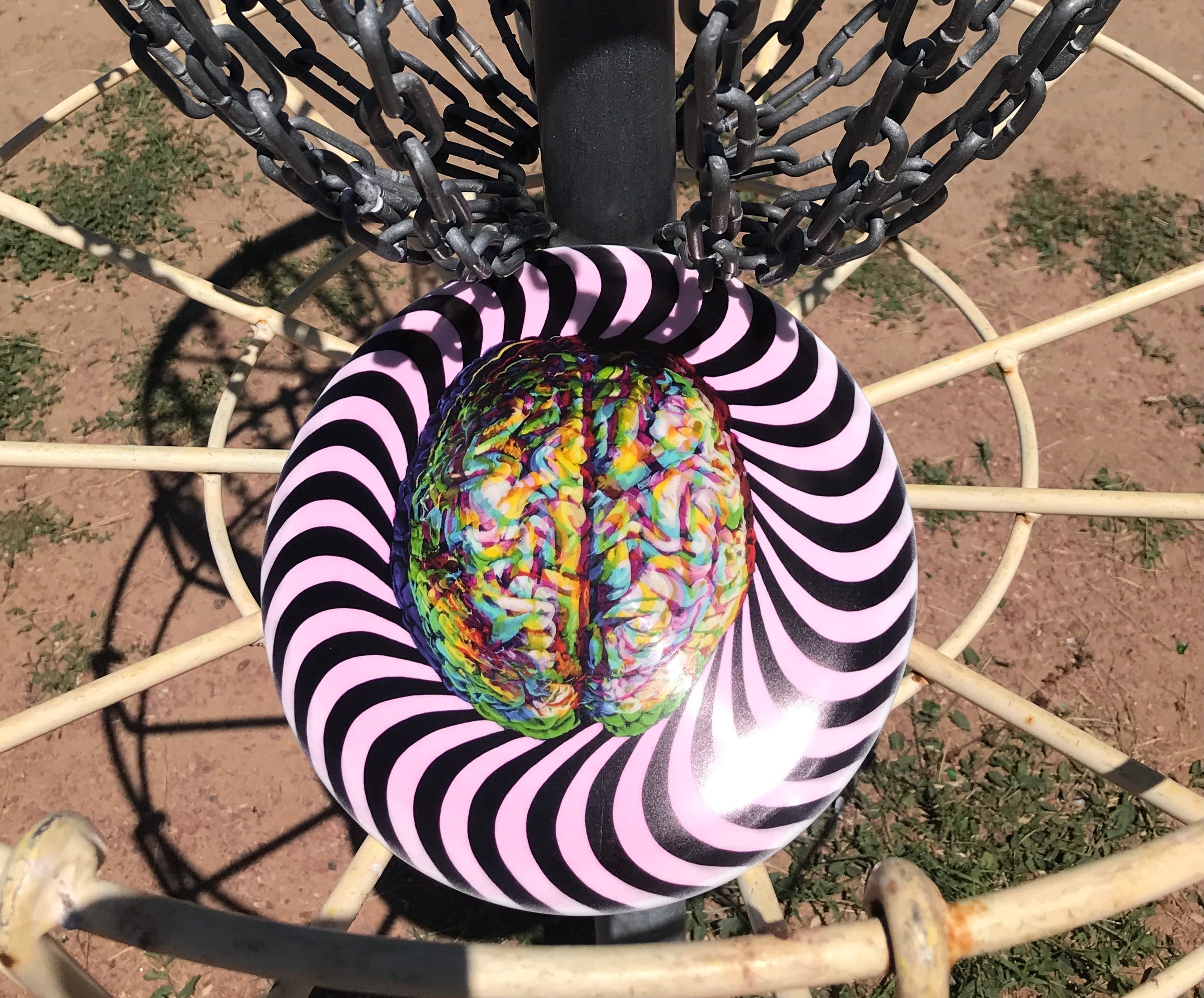 ‘Trippy Brain’ Disc Golf Disc: Claymore