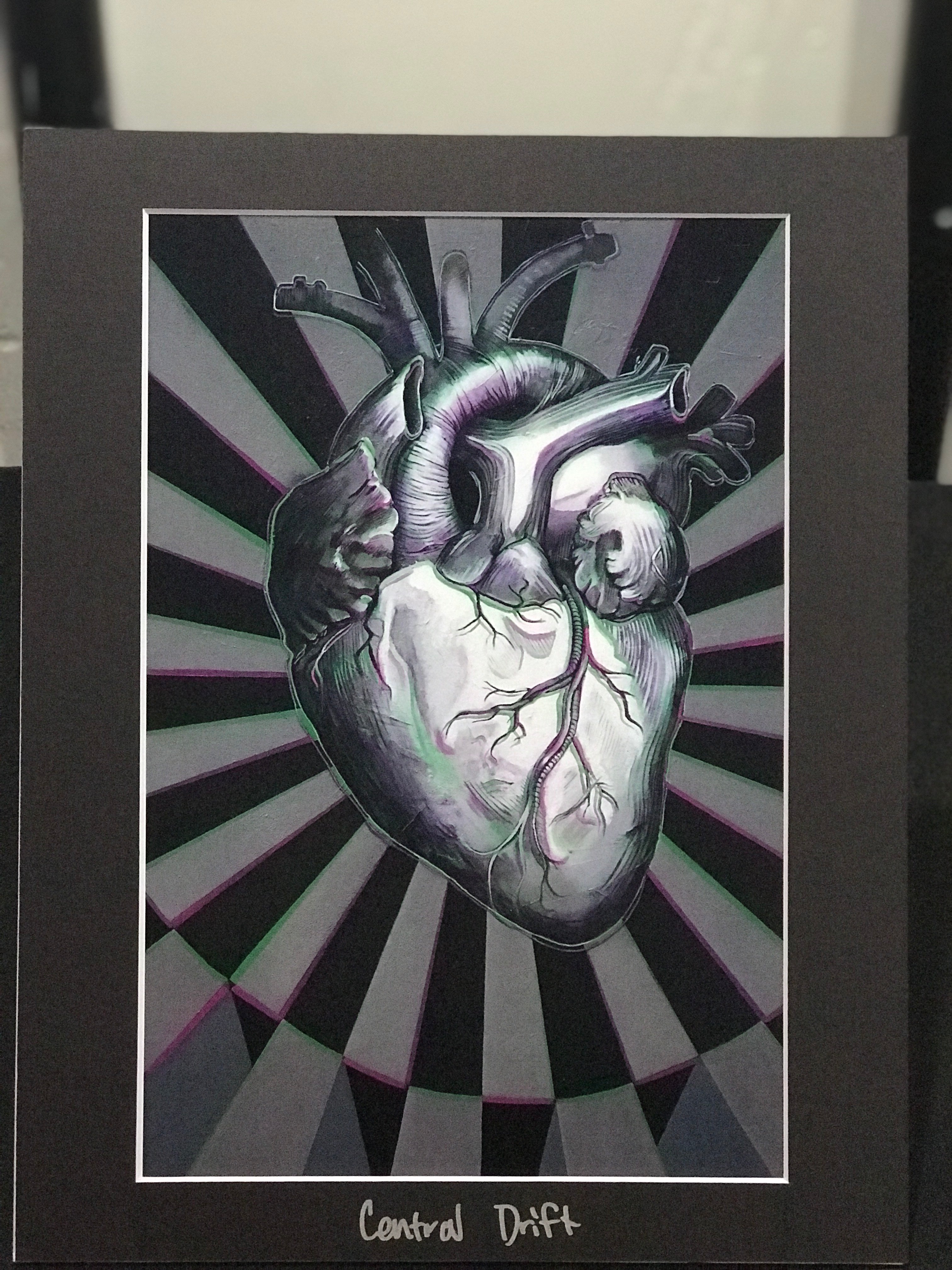 ‘Central Drift’ Open Edition Matted Art Print