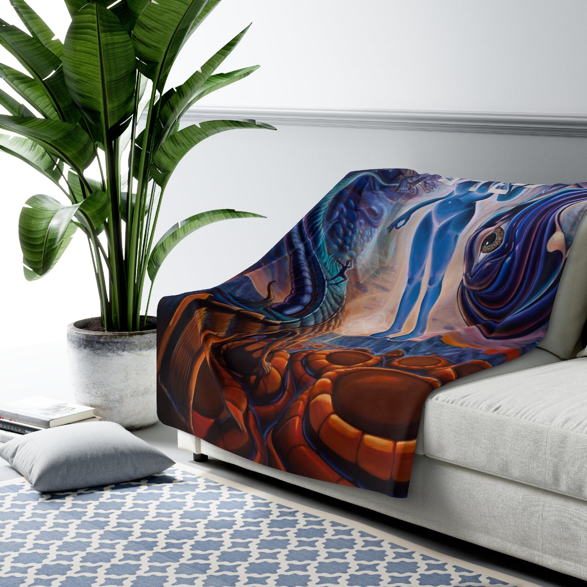 Anima Mundi Sherpa Fleece Blanket