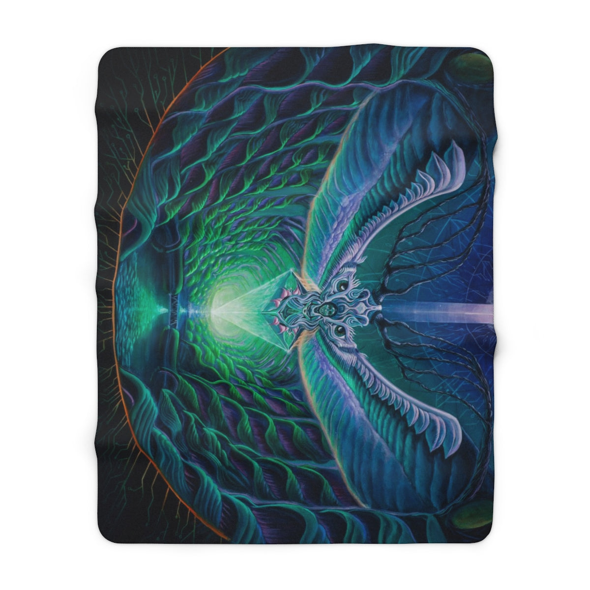 Spirit of the Forest Sherpa Fleece Blanket