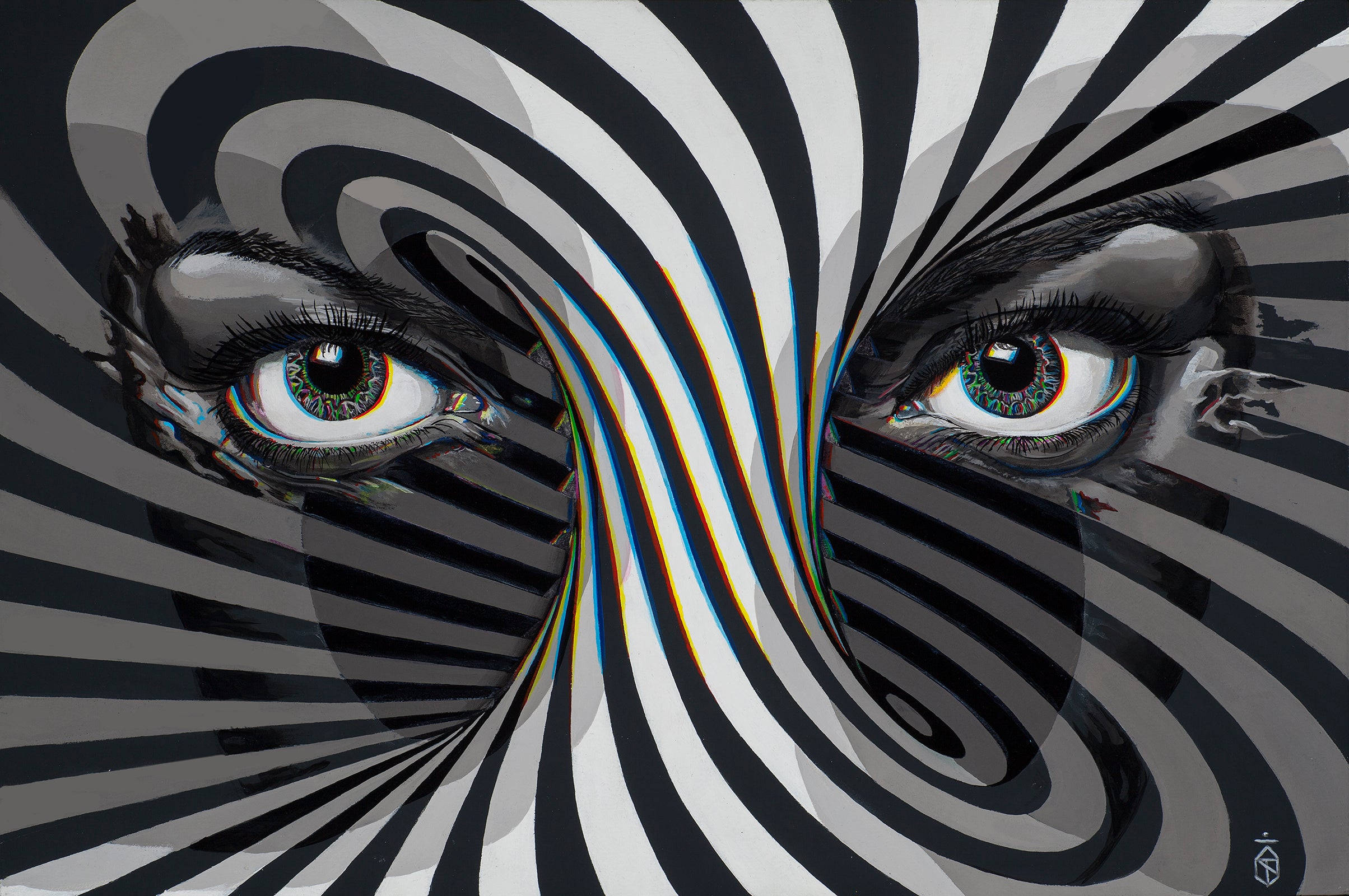 'Beheld' Holographic Sticker