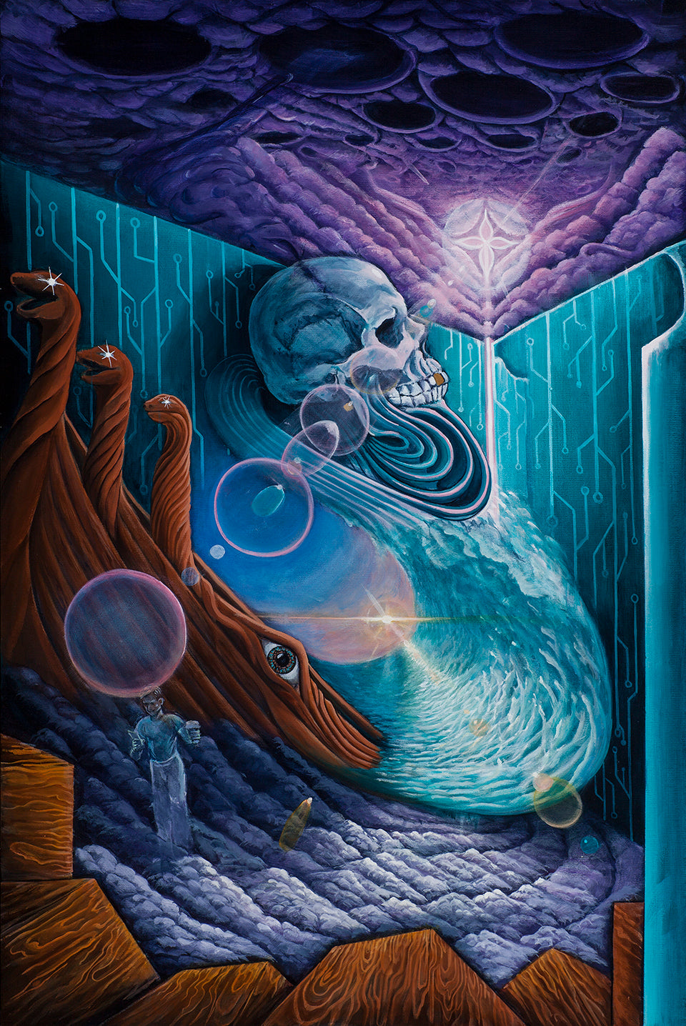 Open Edition Wage of Distraction Matted Art Print