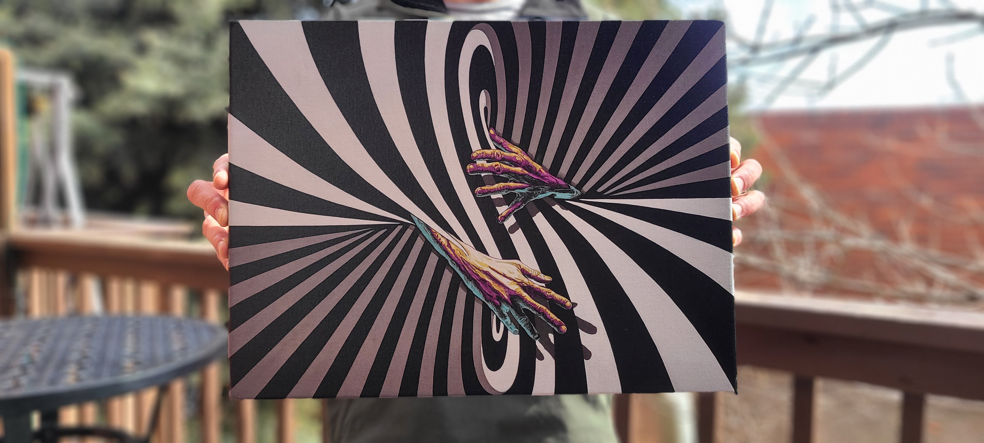 ‘Hold U’ Gicleé Canvas Print