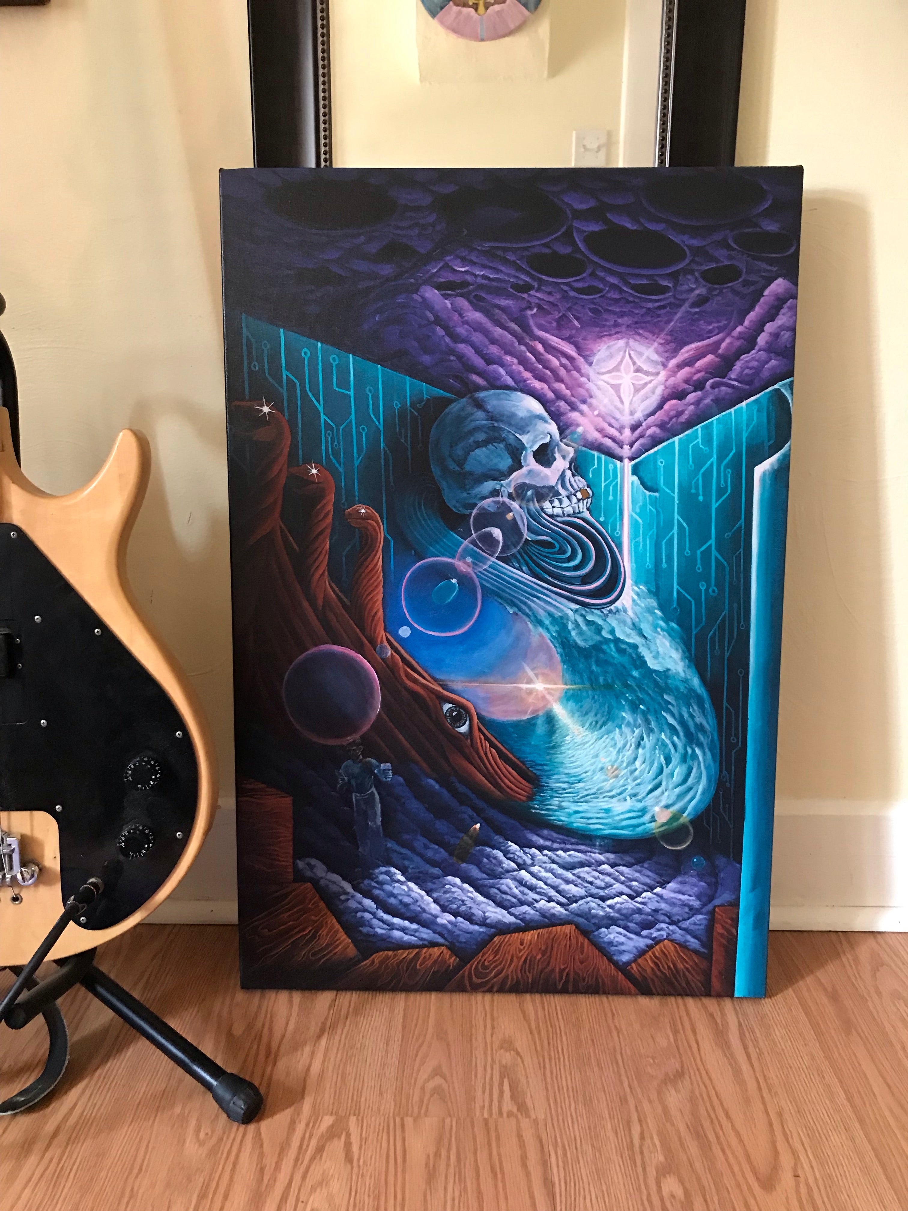 Wage of Distraction Gicleé Canvas Print