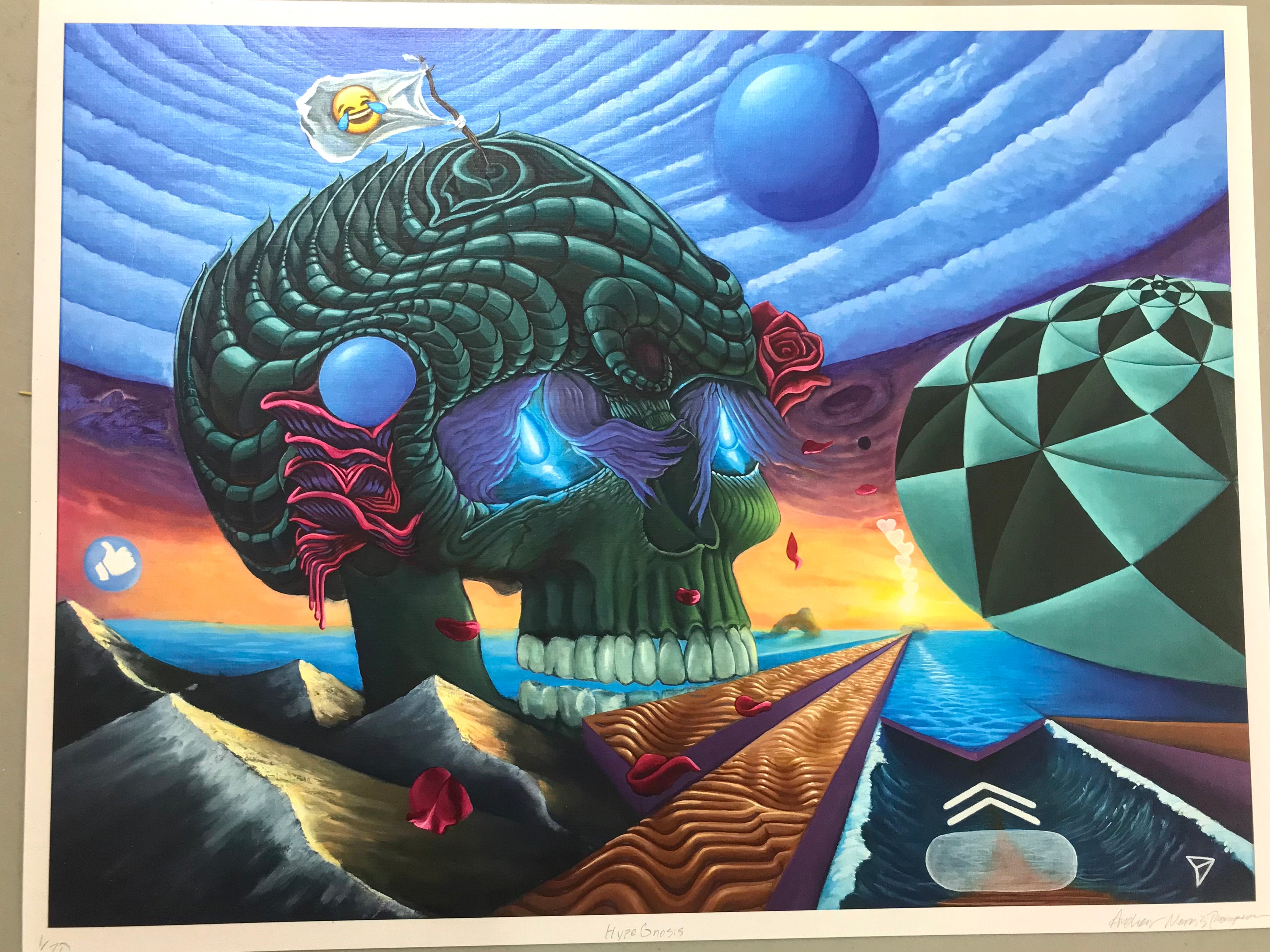 ‘HypeGnosis’ Limited Edition Print on Linen with Pearl Finish