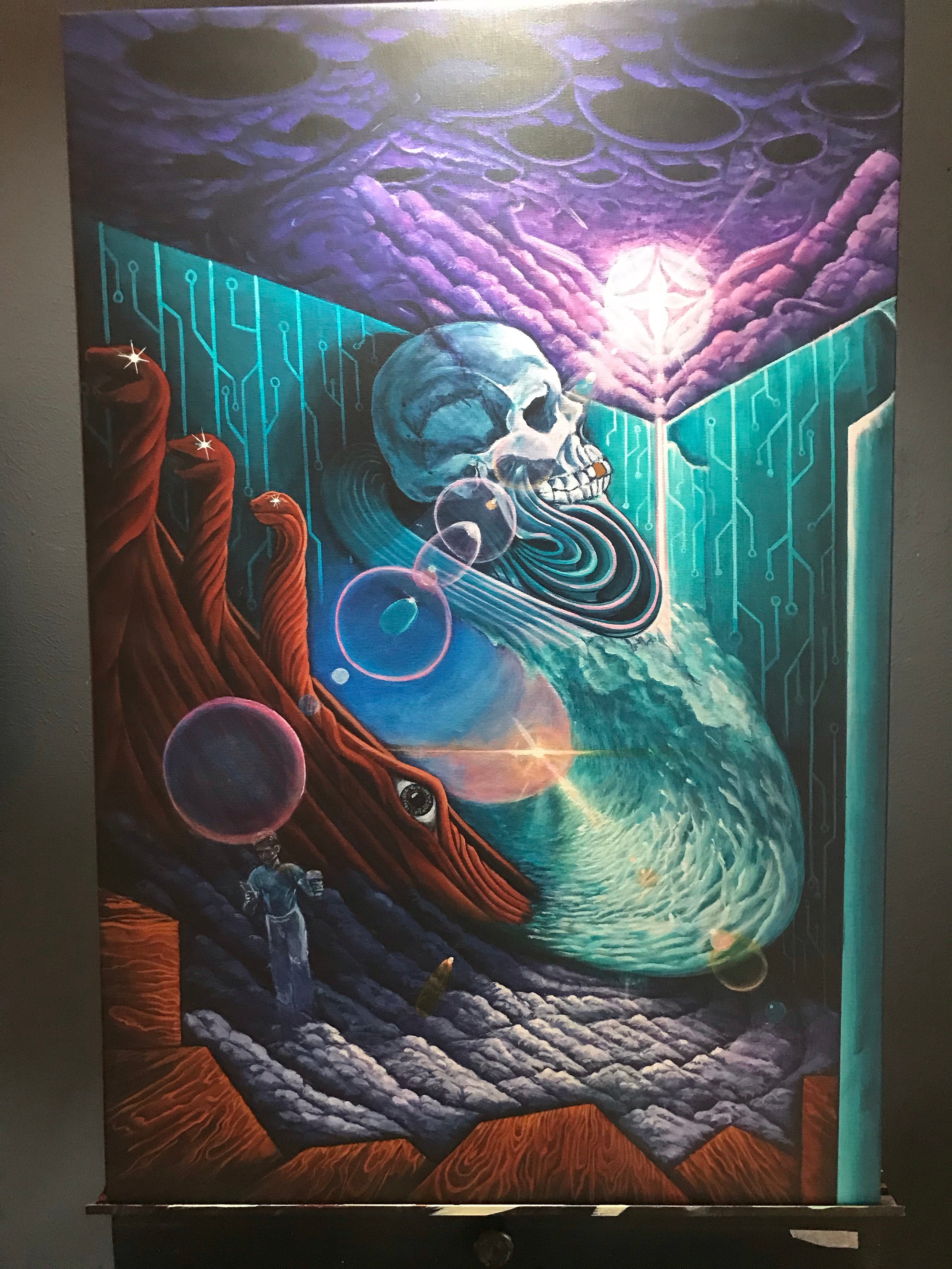 Wage of Distraction Gicleé Canvas Print