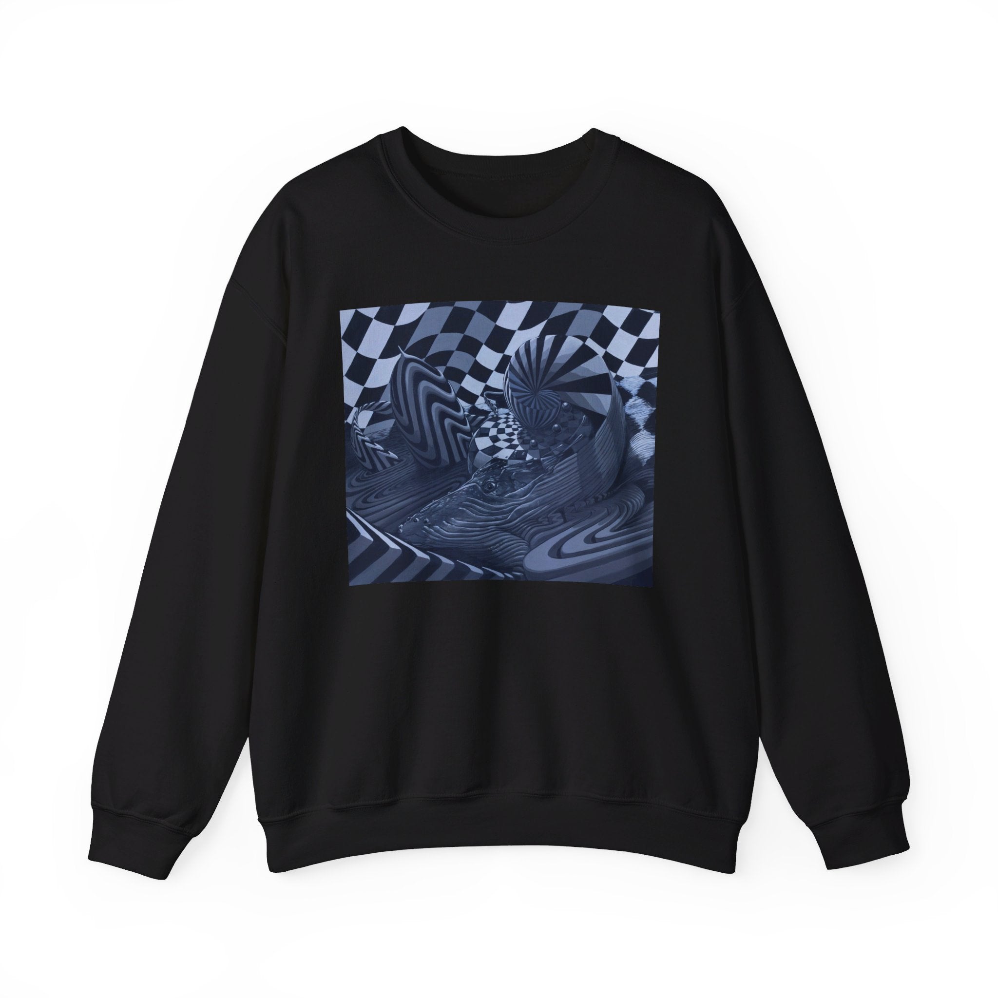 Whale Spin Unisex Heavy Blend Crewneck Sweatshirt