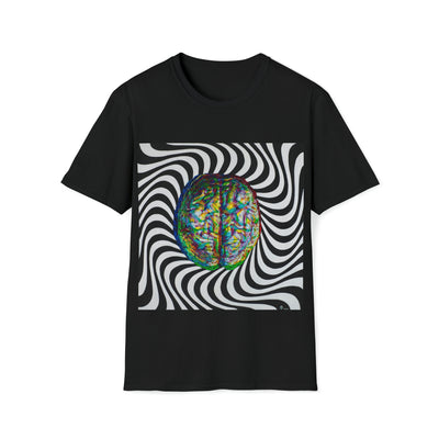 Trippy Brain Unisex Softstyle T-Shirt
