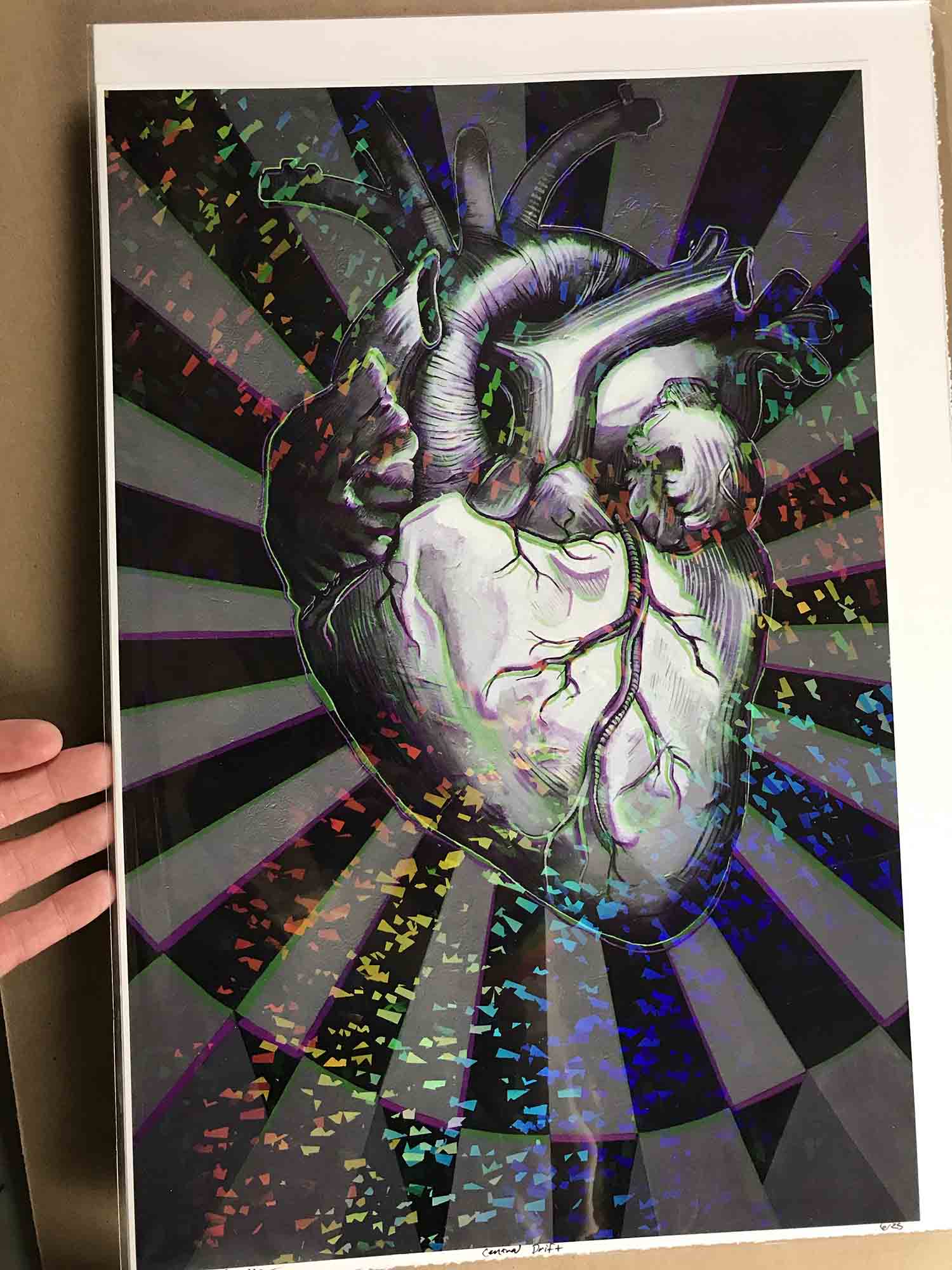 ‘Central Drift’ Limited Edition Holographic Print