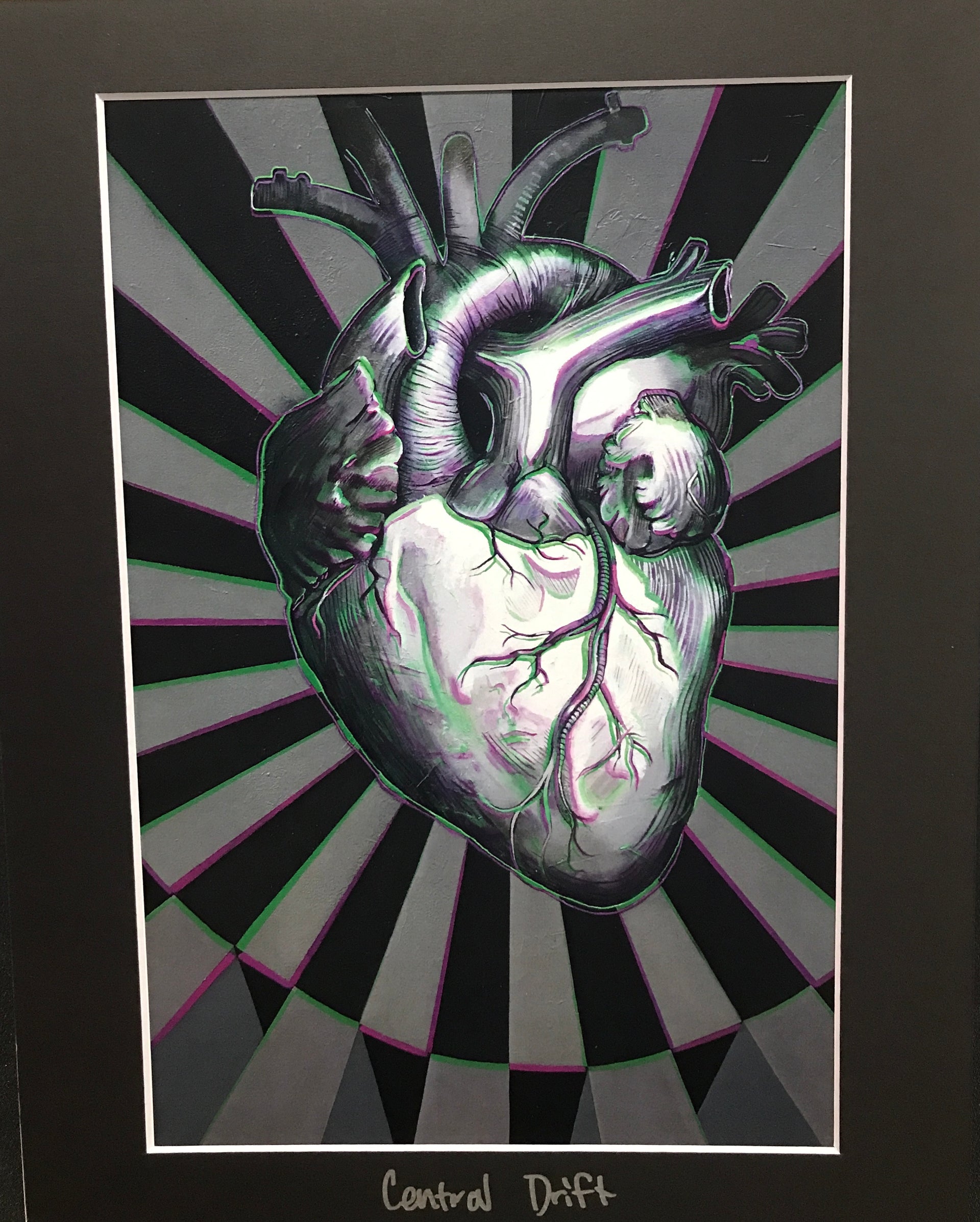 ‘Central Drift’ Open Edition Matted Art Print