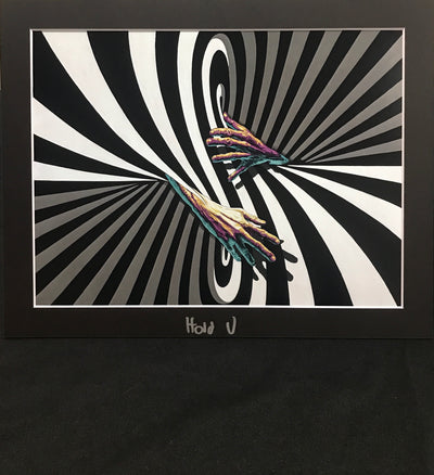 ‘Hold U’ Open Edition Matted Art Print