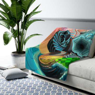 Like Summer Light Sherpa Fleece Blanket