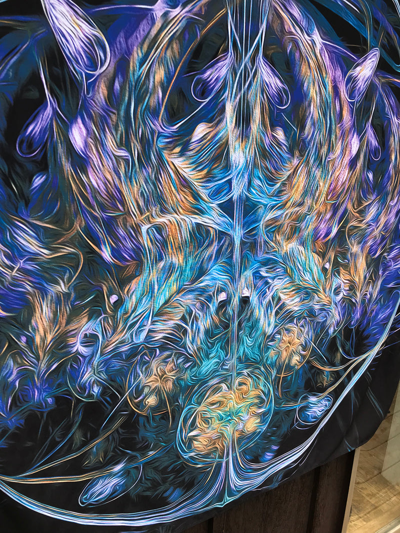 Oil Skull Tapestry