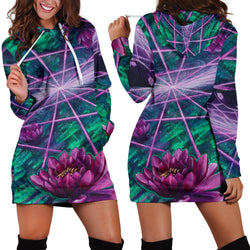 Space Lotus Hooded Dress