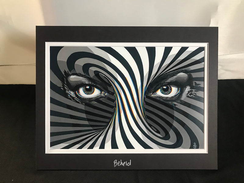 Beheld Matted Print