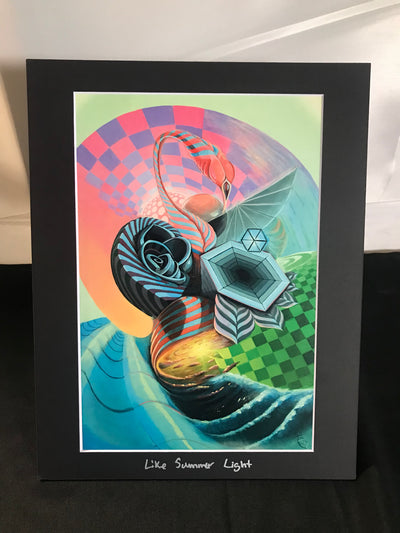 Like Summer Light Open Edition Matted Print